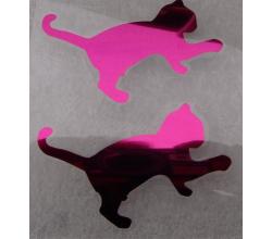 2  Buegelpailletten Katze3  spiegel pink